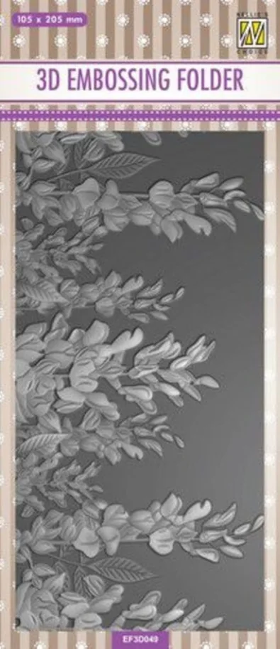 Nellie Snellen 3D Embossing Folder Lupins