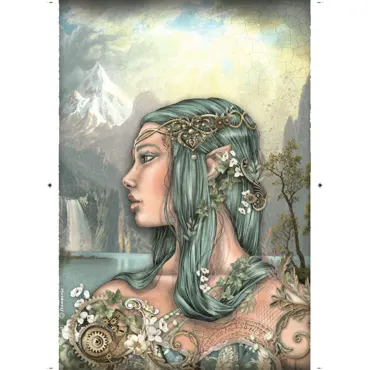 Stamperia Magic Forest A4 Rice Paper Amazon