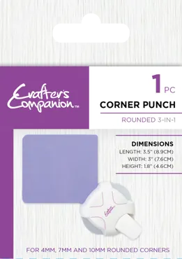 Crafter's Companion Corner Punch Rounded 3-in-1