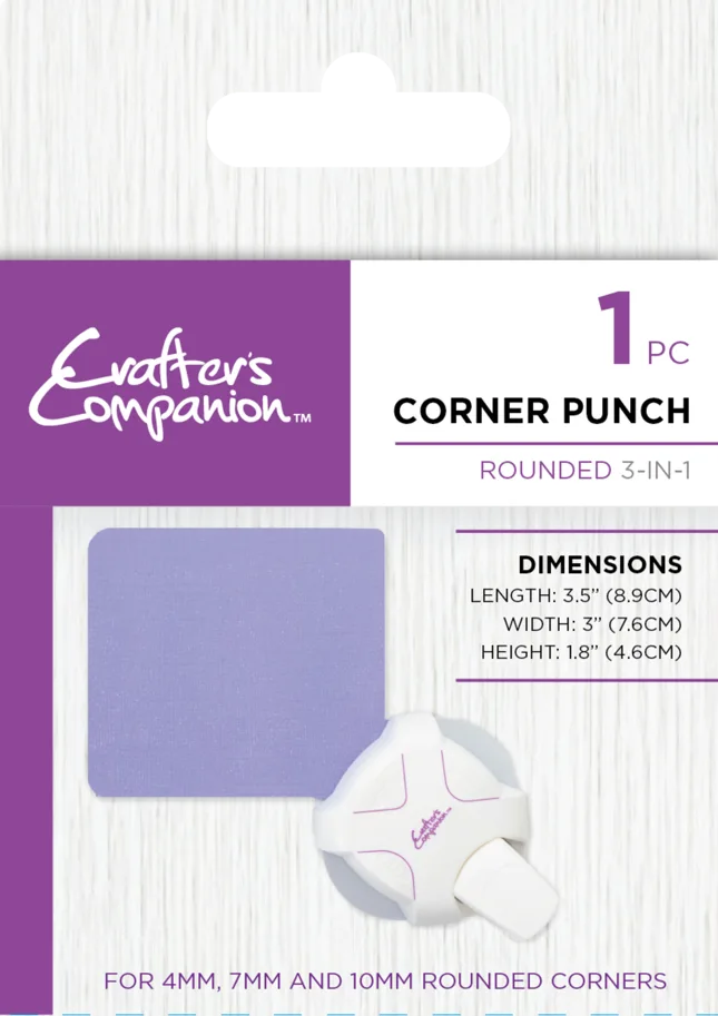 Crafter's Companion Corner Punch Rounded 3-in-1 