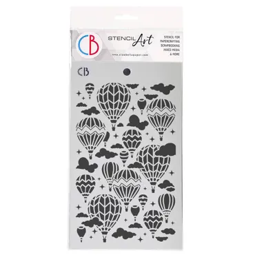 CIAO BELLA - TEXTURE STENCIL 5"X8" BALLOONS JOURNEY