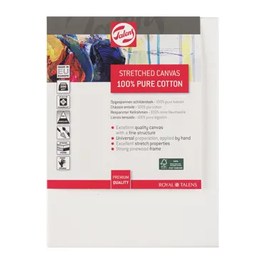 Royal Talens Bespannter Keilrahmen Baumwolle 18 x 24 cm