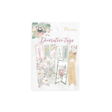 P13 - DECORATIVE TAGS PRECIOUS 02, 10PCS