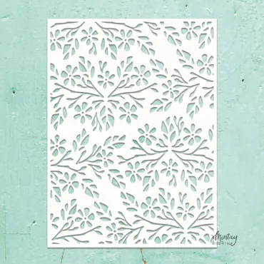 MINTAY KREATIVA - 6 X 8 STENCIL - FLOWERS 2