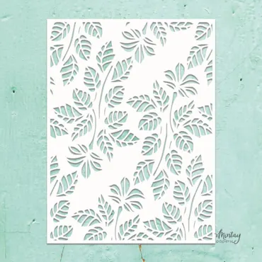 MINTAY KREATIVA - 6 X 8 STENCIL - LEAVES