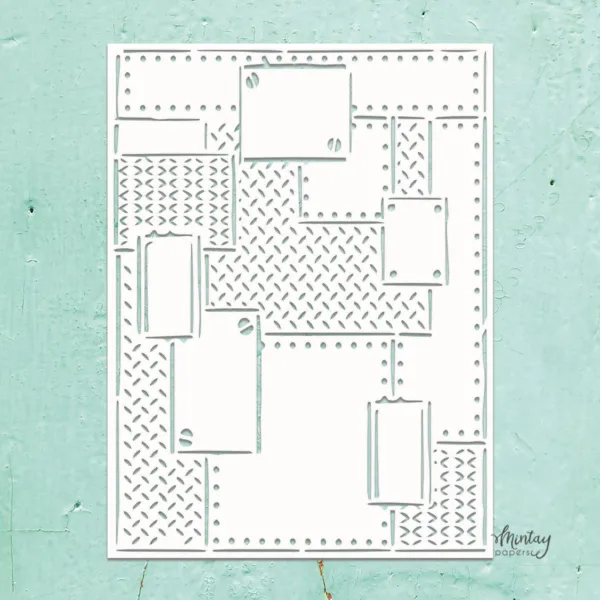 MINTAY KREATIVA - 6 X 8 STENCIL - STEEL