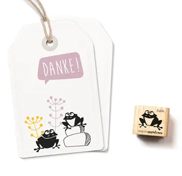 Cats on appletrees Stempel Frosch Edith