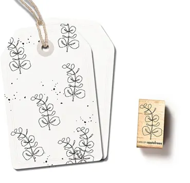 Cats on appletrees Stempel Eukalyptus 4 - Kontur