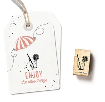 Cats on appletrees Stempel Cocktailglas