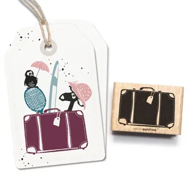 Cats on appletrees Stempel Koffer 2