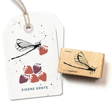 Cats on appletrees Stempel Libelle Pauline