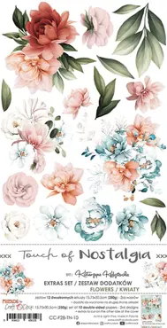 CRAFT O'CLOCK - TOUCH OF NOSTALGIA - EXTRAS SET - FLOWERS