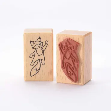 Heindesign Motivstempel Fuchs fliegend