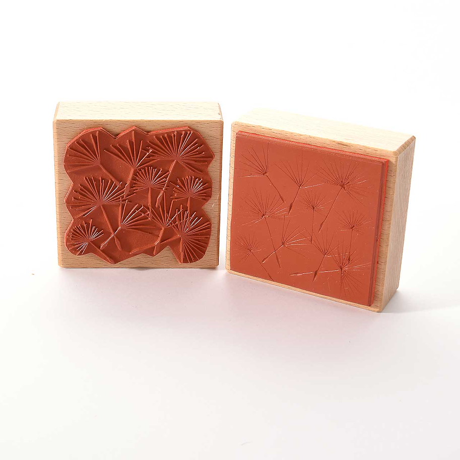 Heindesign Motivstempel Pusteblumenmuster positiv und negativ