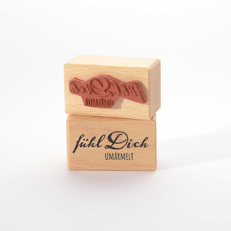 Heindesign Motivstempel Fühl Dich umärmelt