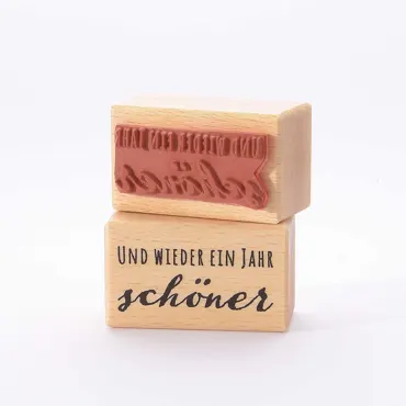 Heindesign Motivstempel und wieder ein Jahr schöner