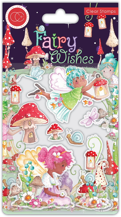 Craft Consortium Fairy Wishes Clear Stamps Friends