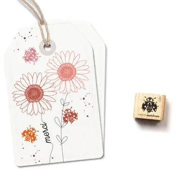 Cats on appletrees Ministempel Marienkäfer Lilo