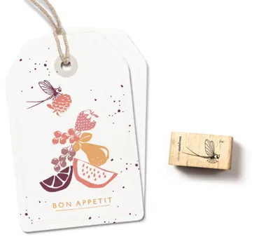 Cats on appletrees Stempel Eintagsfliege Joe