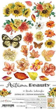 CRAFT O'CLOCK - AUTUMN BEAUTY - EXTRAS SET - FLOWERS