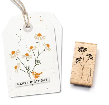 Cats on appletrees Stempel Pflanze 47 Kamille