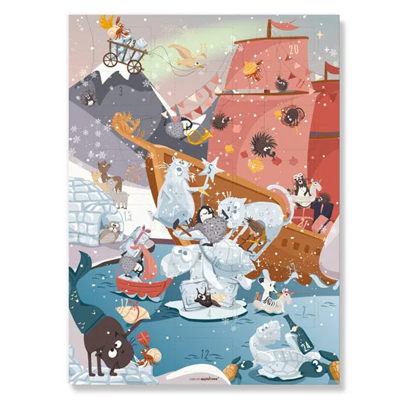 Cats on appletrees Ministempel-Adventskalender 6