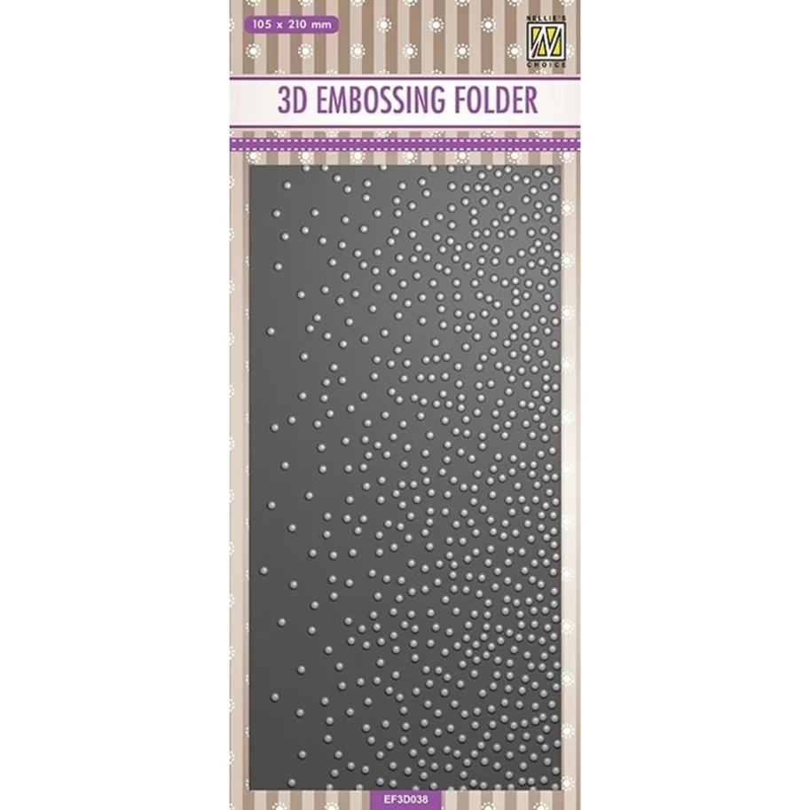 Nellie Snellen 3D Embossing Folders Snow 