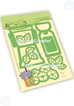 Lea’bilitie® Blumentopf Tasche für Etiketten Präge- und Schneideschablone