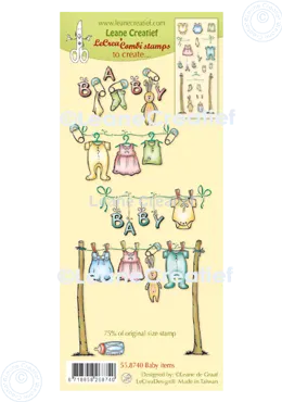 LeCreaDesign® Silikon Kombi Stempel Baby Items