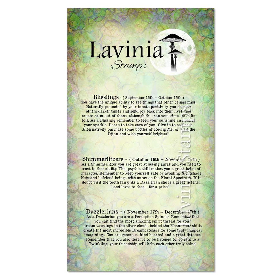 Lavinia Stamps Moon Signs Stamp