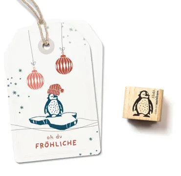 Cats on appletrees Stempel Pinguin Floki