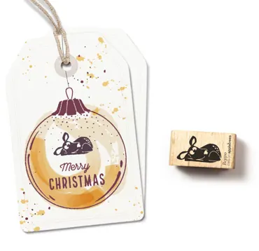 Cats on appletrees Stempel Rehkitz Beppo