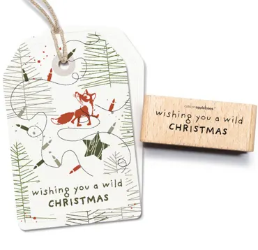 Cats on appletrees Stempel Wild Christmas