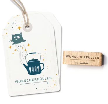 Cats on appletrees Stempel Wunscherfüller