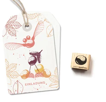 Cats on appletrees Ministempel Kastanie 2