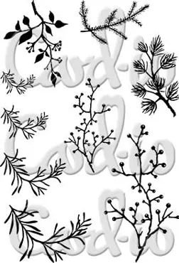 Card-io Branching Out A6 Clear Stamp Set