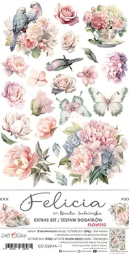 CRAFT O'CLOCK - FELICIA - EXTRAS SET - FLOWERS