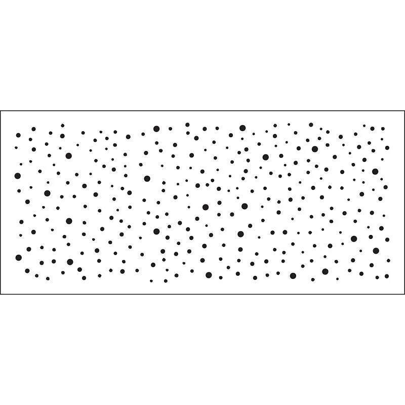 Creative Expressions Stencil DL Snowfall
