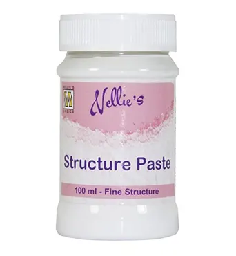 Nellie's Stucture Paste Fine White 100 ml
