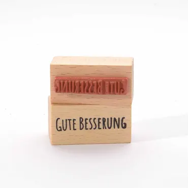 Heindesign Motivstempel Titel: Gute Besserung