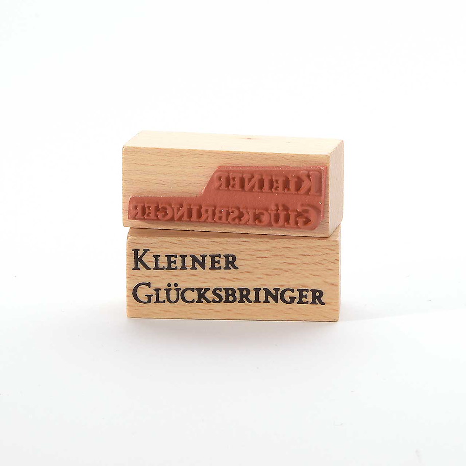 Heindesign Motivstempel Titel: Kleiner Glücksbringer