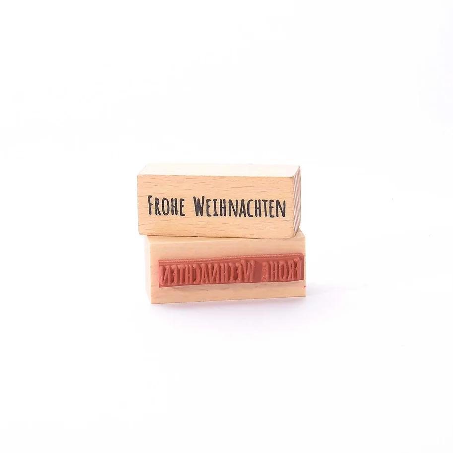 Heindesign Motivstempel Titel: Frohe Weihnachten
