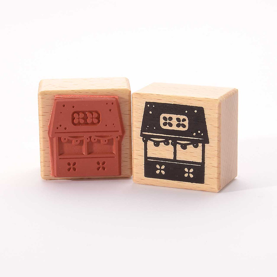 Heindesign Motivstempel Titel: Weihnachtsmarkt Lebkuchenstand