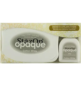 StazOn Opaque Kit Cotton White