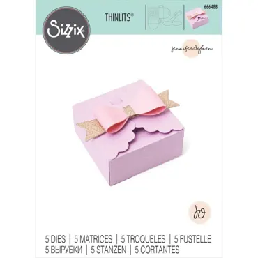Sizzix Thinlits Die by Jennifer Ogborn Treat Box