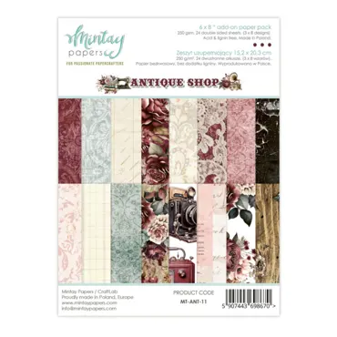 MINTAY PAPERS 6 X 8 ADD-ON PAPER PAD - ANTIQUE SHOP