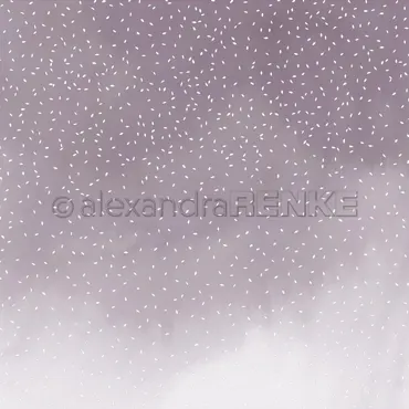 Alexandra Renke Designpapier 'Blütengestöber Aubergine'