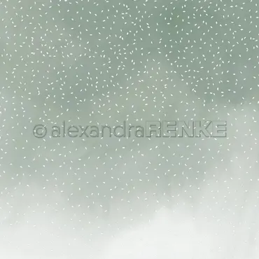Alexandra Renke Designpapier 'Blütengestöber Jaspisgrün'