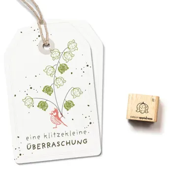 Cats on appletrees Ministempel Blüte 48