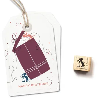 Cats on appletrees Ministempel Maus Josepha